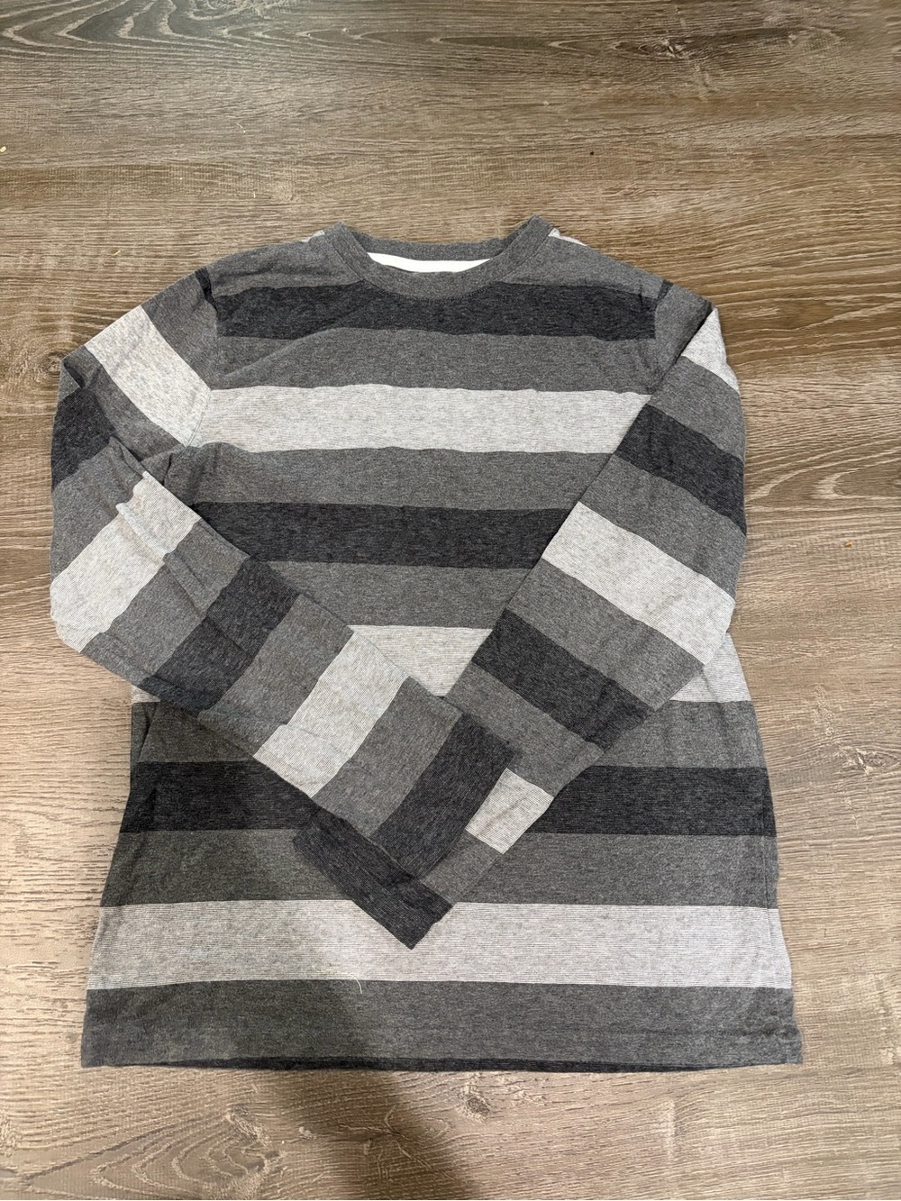 Urban Pipeline Boys Striped Long Sleeve Tee Gray XL Ultimate Tee